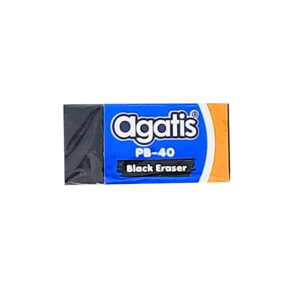 

Agatis Penghapus / Eraser / Apusan agatis black eraser Pensil Kecil Hitam, Putih Bersih