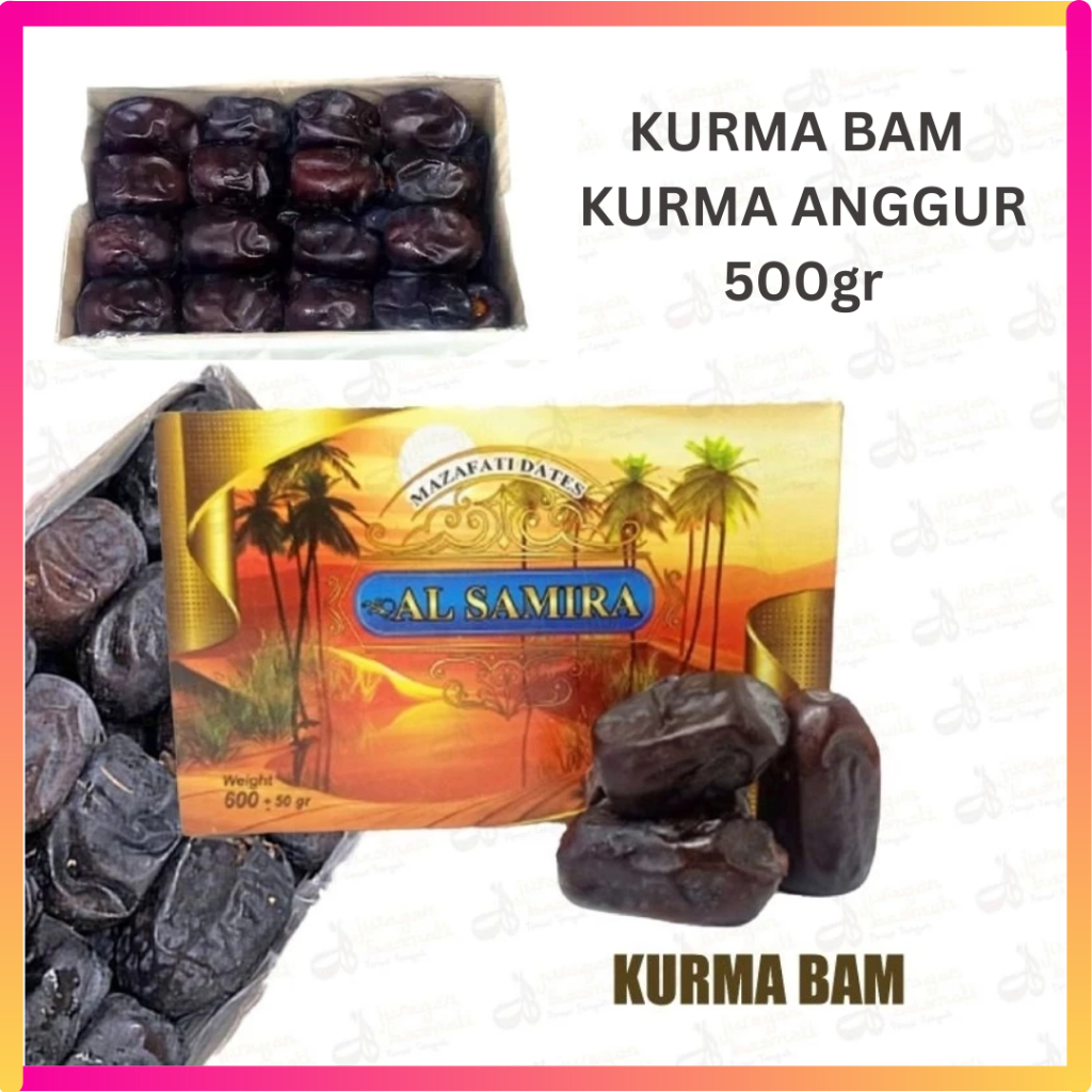 

KURMA BAM KURMA ANGGUR 500 600 gram