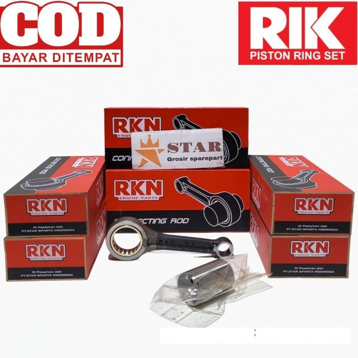 STANG SEHER / CONROD ASSY SCORPIO Z KODE PART 5BP ORI RKN RIK RIKEN