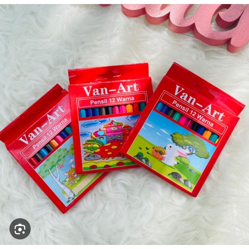 

- PROMO - Pensil warna kecil isi 12 Van art