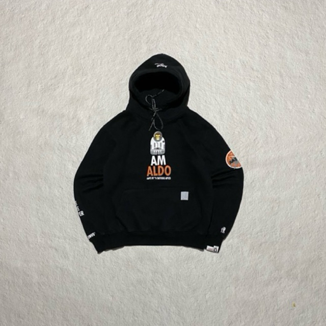 BAPE HOODIE BLACK SECOND