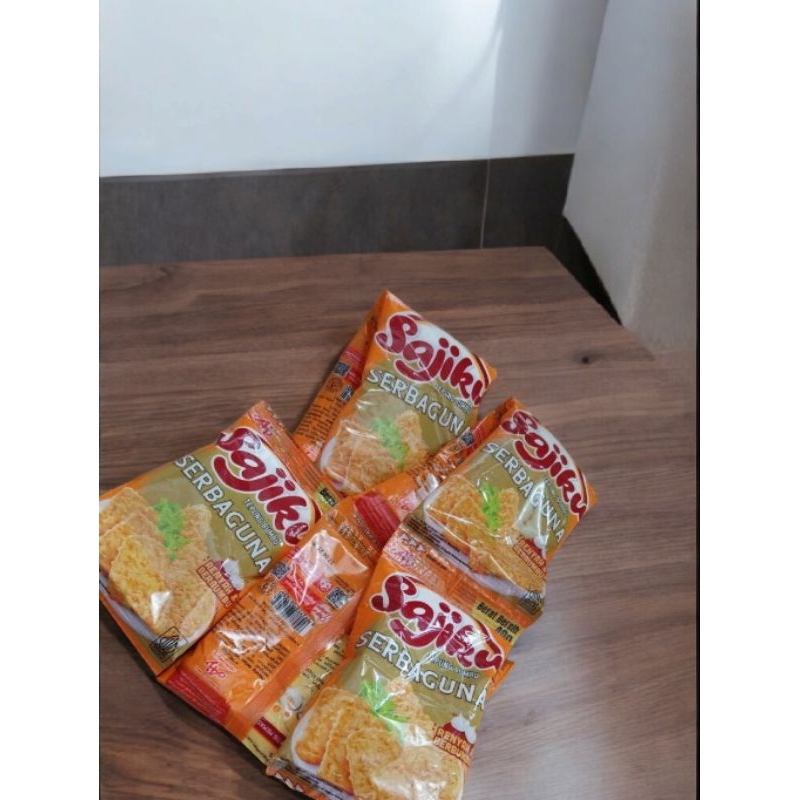 

Sajiku Tepung Bumbu Serbaguna 40g – 1 Rcg isi 10 pcs — Cocok untuk Ayam, Tahu, Tempe
