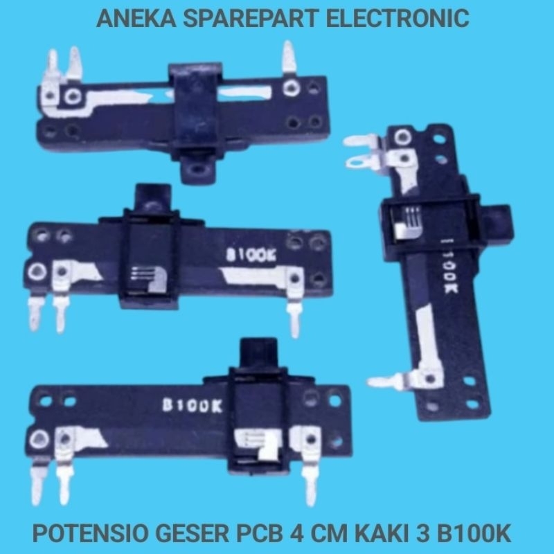 POTENSIO GESER PCB 4 CM KAKI 3 B100K