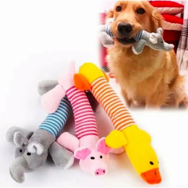 Mainan gigitan boneka gajah  mainan hewan