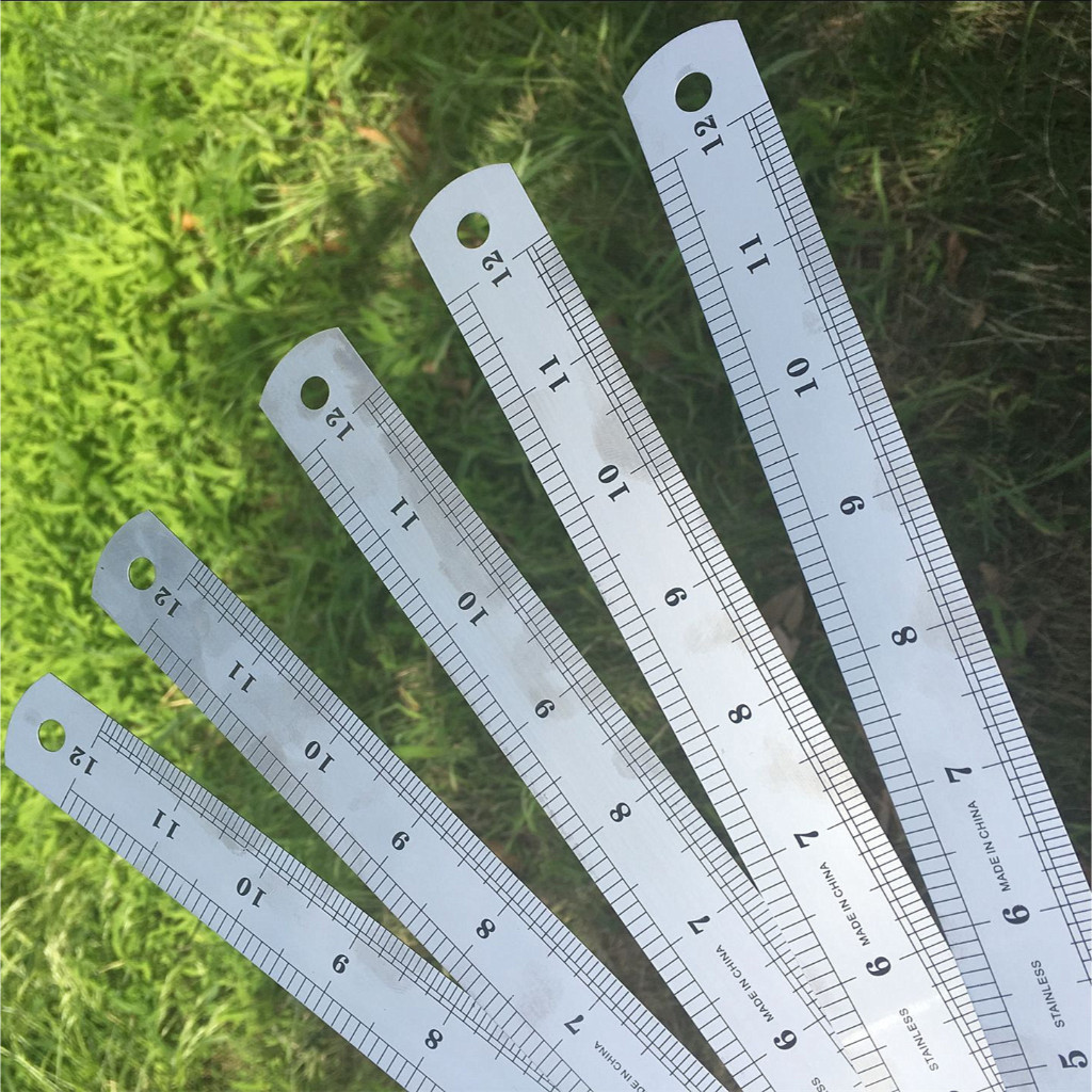 

(OS) Penggaris Besi 30Cm Stainless Steel Ruler Multifungsi / Perlengkapan Sekolah Kantor Serbaguna