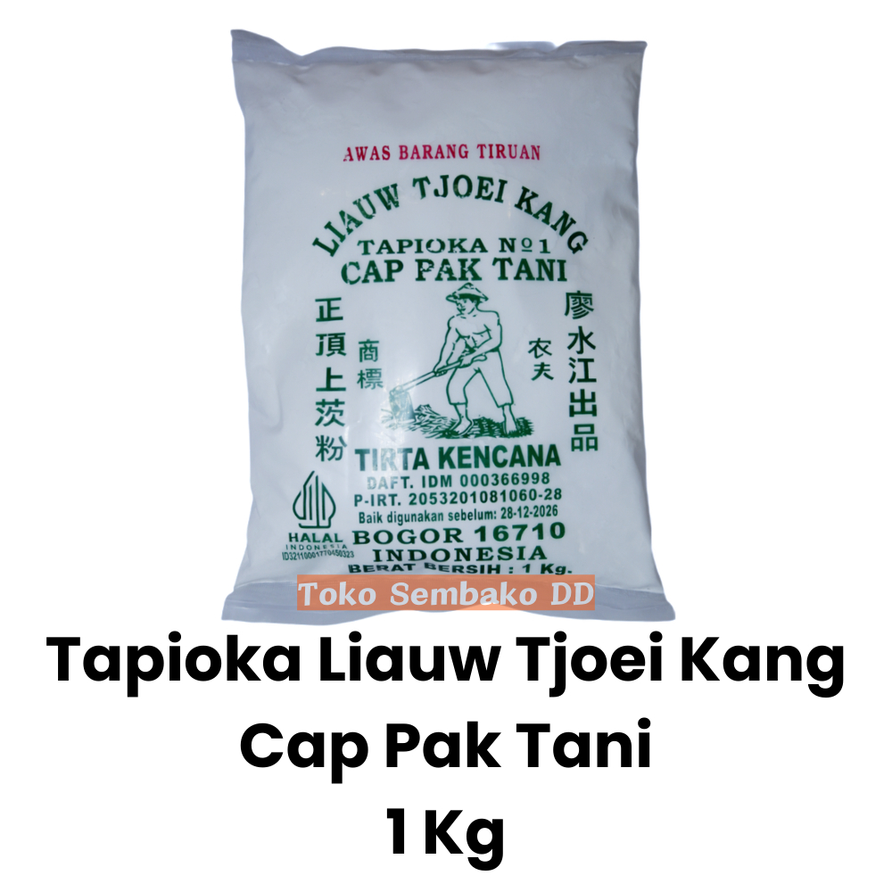 

Tapioka Sagu Liauw Tjoei Kang 1 Kg