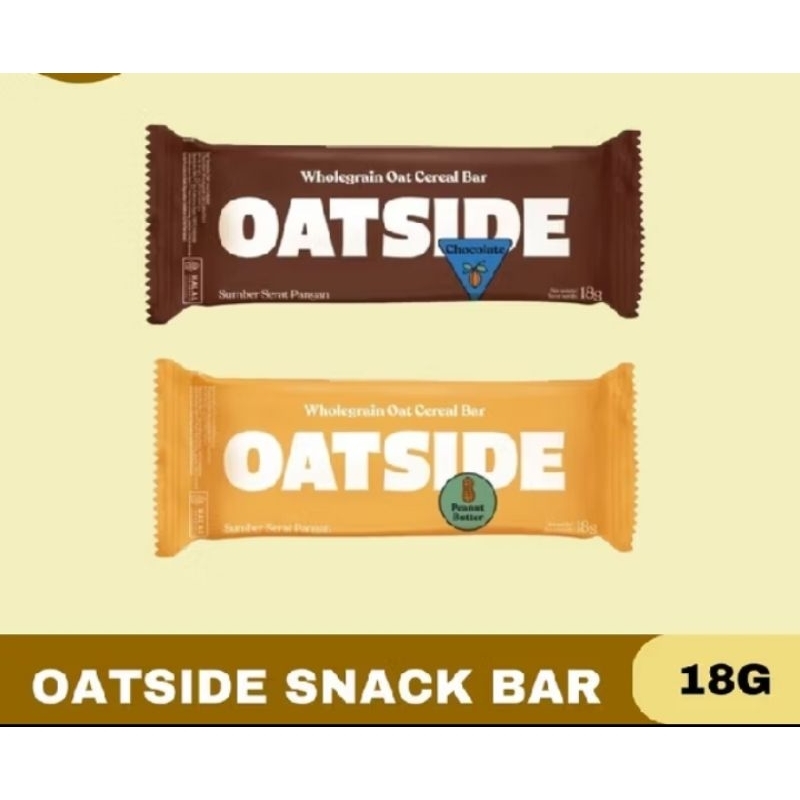 

Oatside oat sereal bar snack Bar peanut 18gr