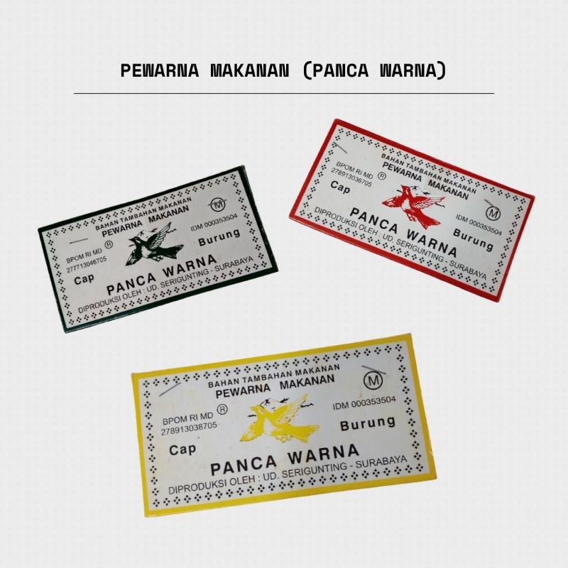 PEWARNA MAKANAN BUBUK/PANCA WARNA