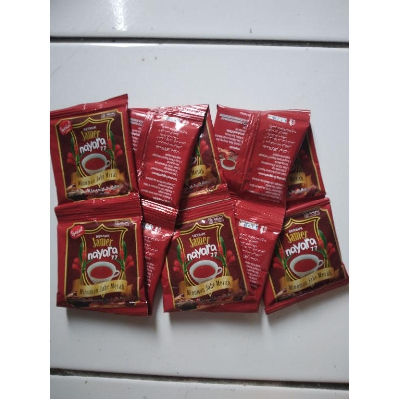 

Jahe Merah Naraya Kemasan 1 Renceng isi 10 Sachet