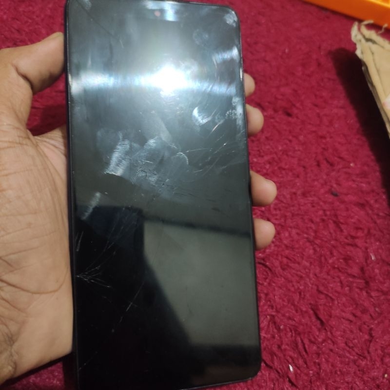 lcd poco x3 pro minus retak normal