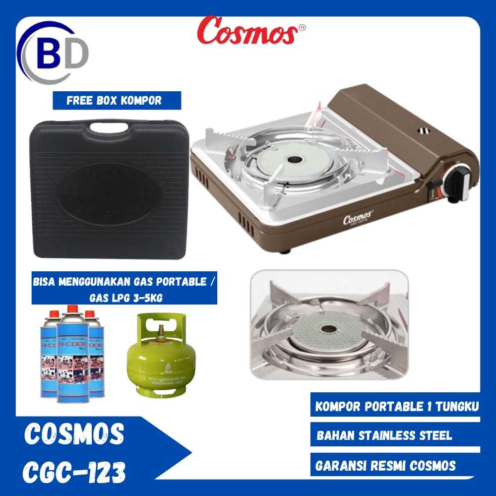 Cosmos CGC-123 P N Kompor Portable 1 Tungku