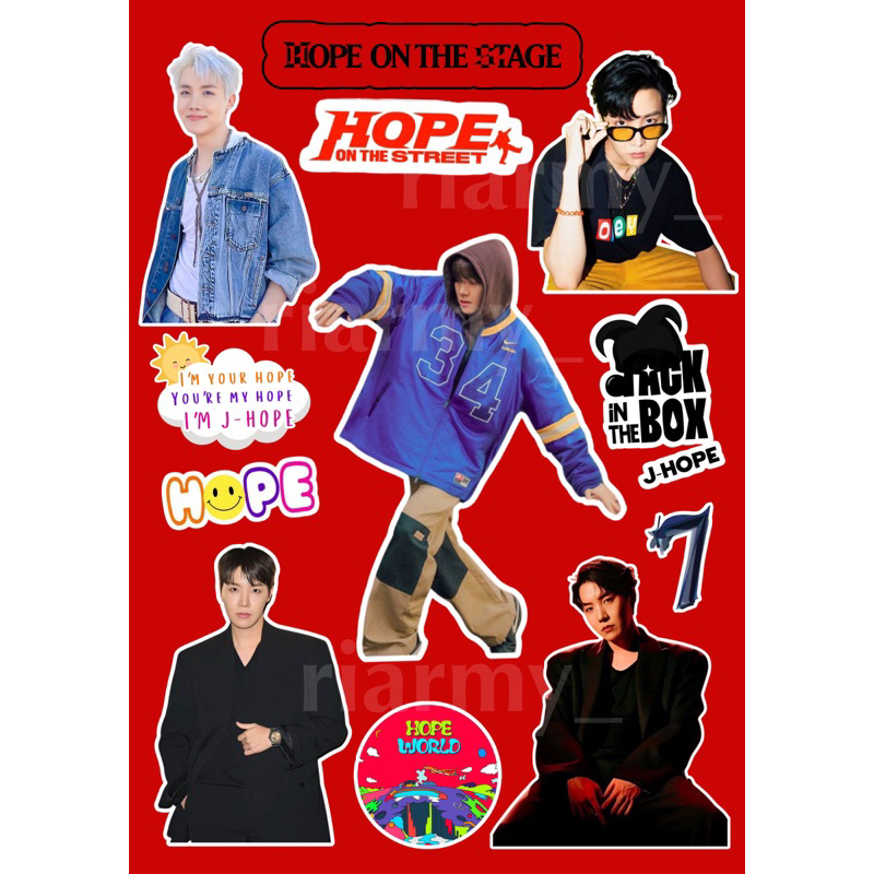 

Sticker JHope - Jhope on the stage - sticker hope on the stage