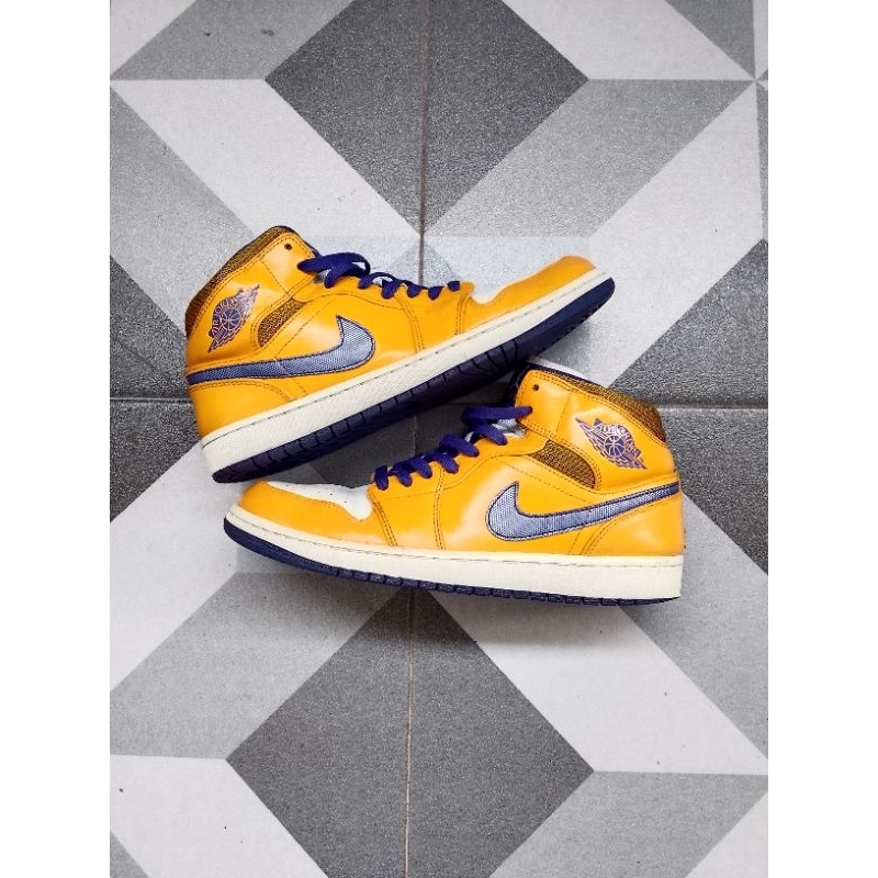 Jordan 1 Mid Lakers 2013 ((SOLD))