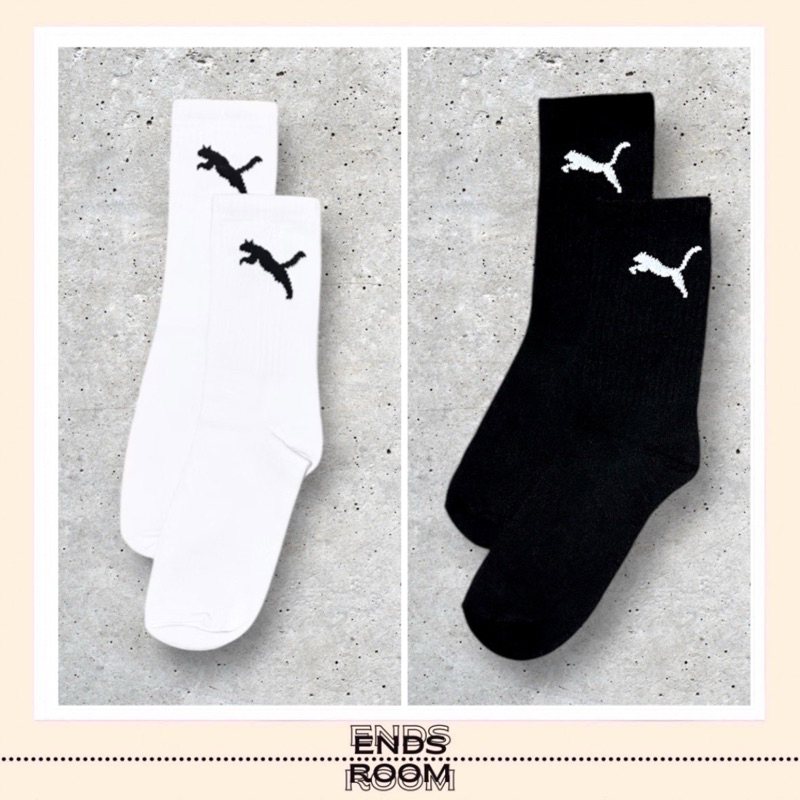 KAOS KAKI PANJANG MOTIF PUMA PUTIH