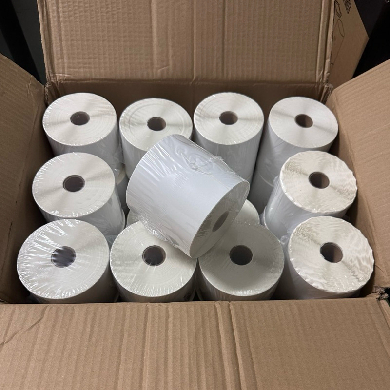 

100 x 150mm 500pcs / Roll Label Lebel A6 Barcode Kertas Sticker Stiker Thermal Printer