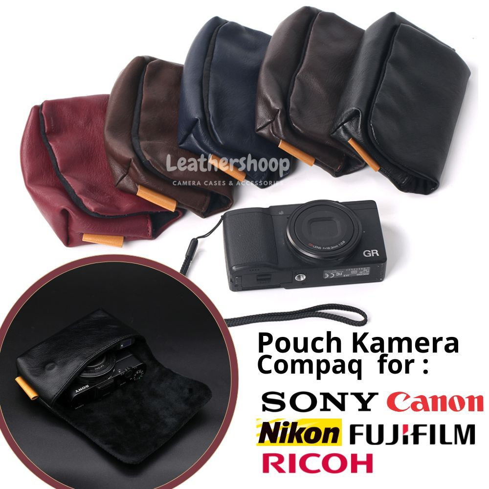 Togarblend - Pu Pouch Tas Kamera Sony ZV1 ZV1F WX Series - Mini Bag