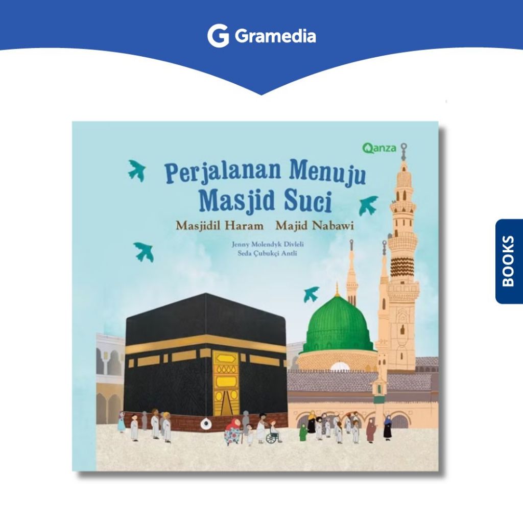 Gramedia Surabaya - Qanza: Perjalanan Menuju Masjid Suci - Masjidil Haram, Masjid Nabawi