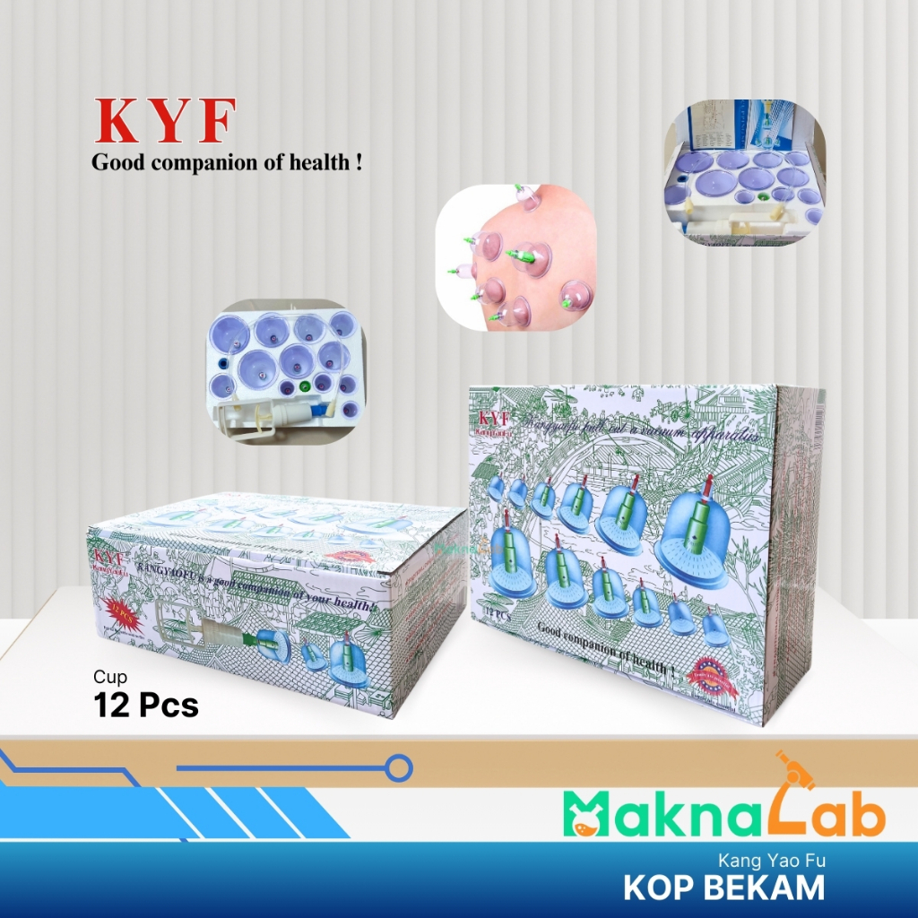 KYF Kop Angin Lengkap Isi 12 Cup l Alat Bekam 12 Pcs