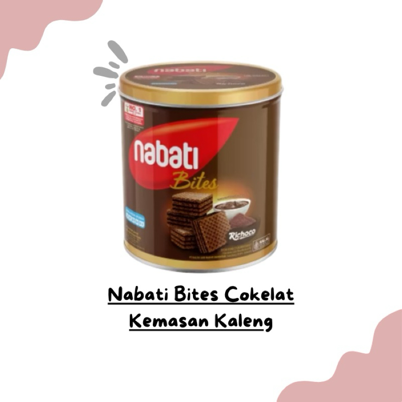 

Nabati Bites Kemasan Kaleng (240gr) Rasa Cokelat / Keju