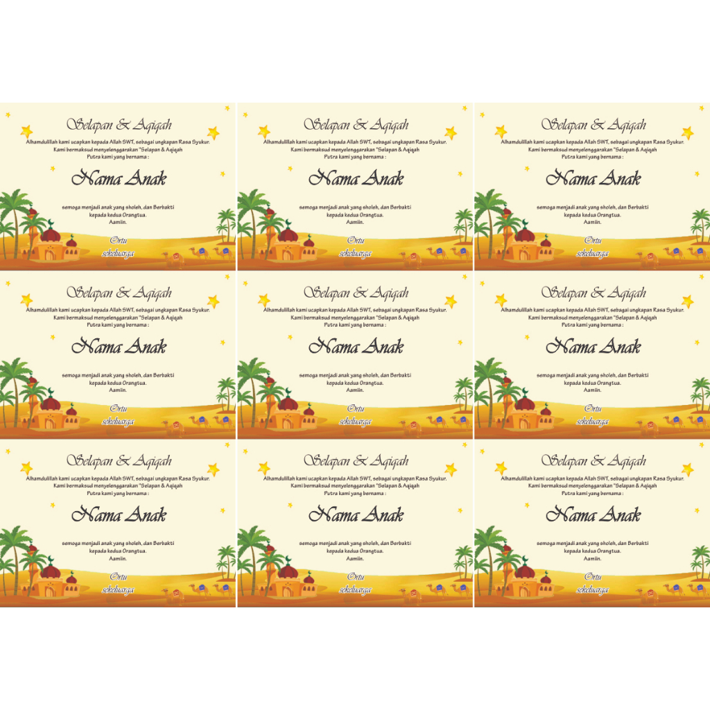 

Stiker Cromo/Bontak Kilap/ Label kemasan kue minuman dan ucapan