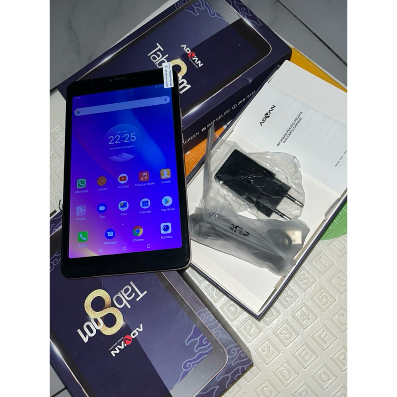 Tablet Advan G-Tab 8001 Ram 3/32GB Lengkap Normal