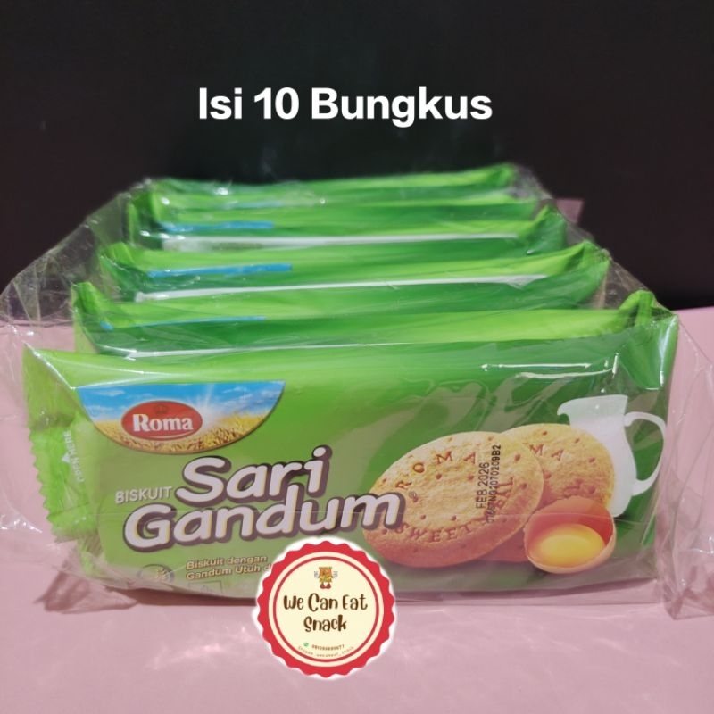 

Sari Gandum Biskuit Gandum Susu Isi 10 Bks