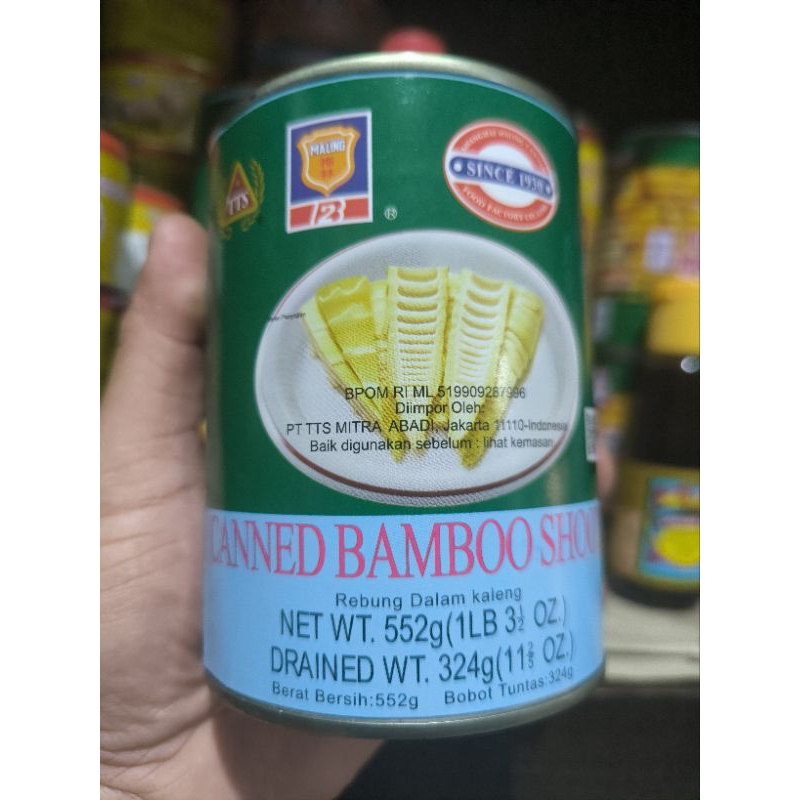 

canned bamboo shoots rebung kaleng 552gr