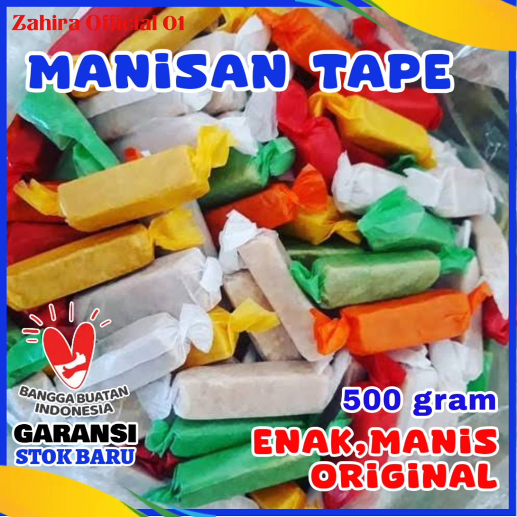 

Manisan Permen Tape Jadul Original Oleh-oleh Khas Kebumen 500gram