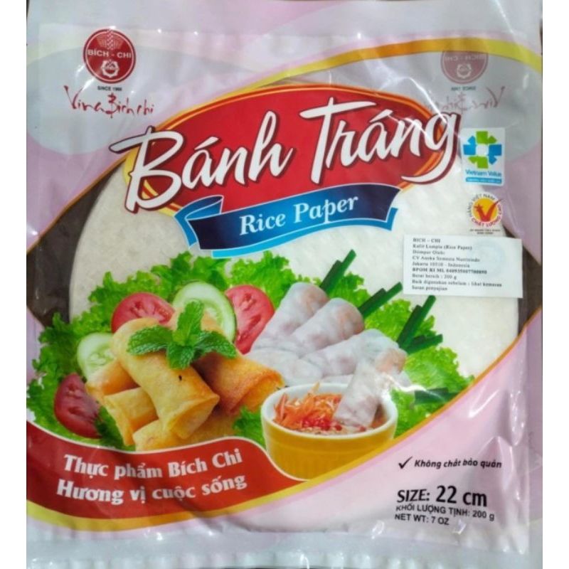 

banh Trang rice paper lebar 22cm 200gr