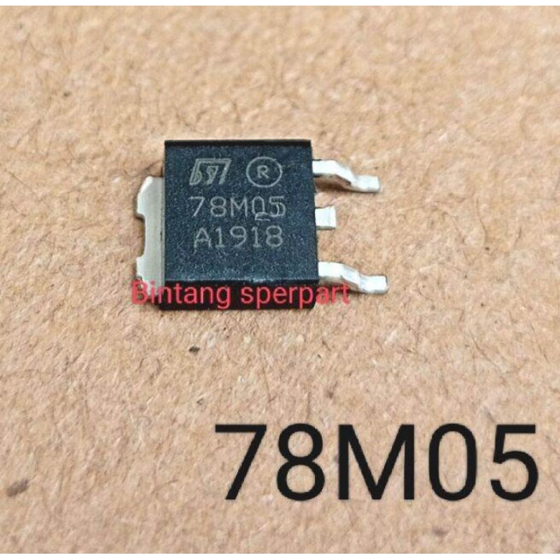 IC 78M05 ST IC TERMINAL POSITIF VOLTAGE REGULATOR 78M05 IC REGULATOR 78M05 IC 7805