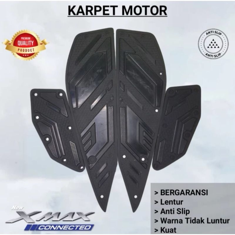 Karpet Pijakan Kaki New XMAX Connected | Karpet Motor XMAX 2022 2023 2024