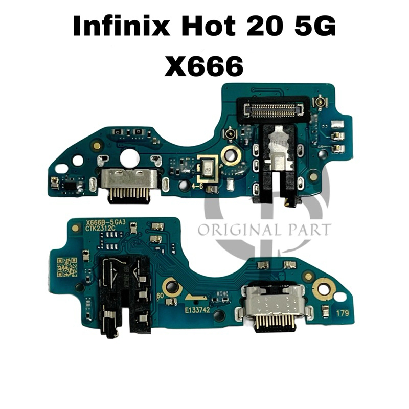 Papan Cas / Pcb Cas / Conector Cas Infinix Hot 20 5G X666