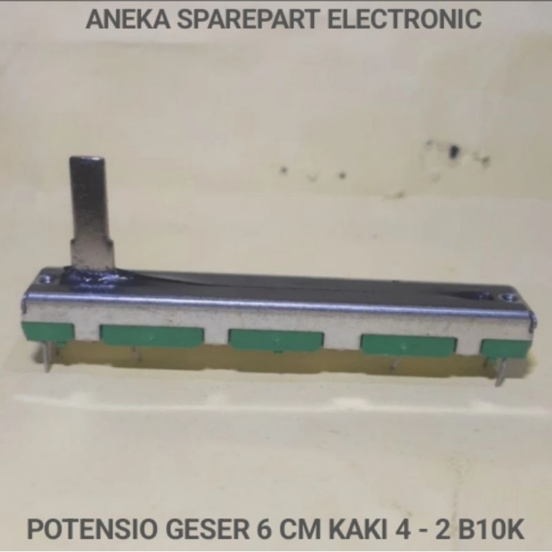 POTENSIO GESER 6 CM KAKI 4 - 2 B10K