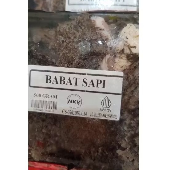 

Babat sapi 500g