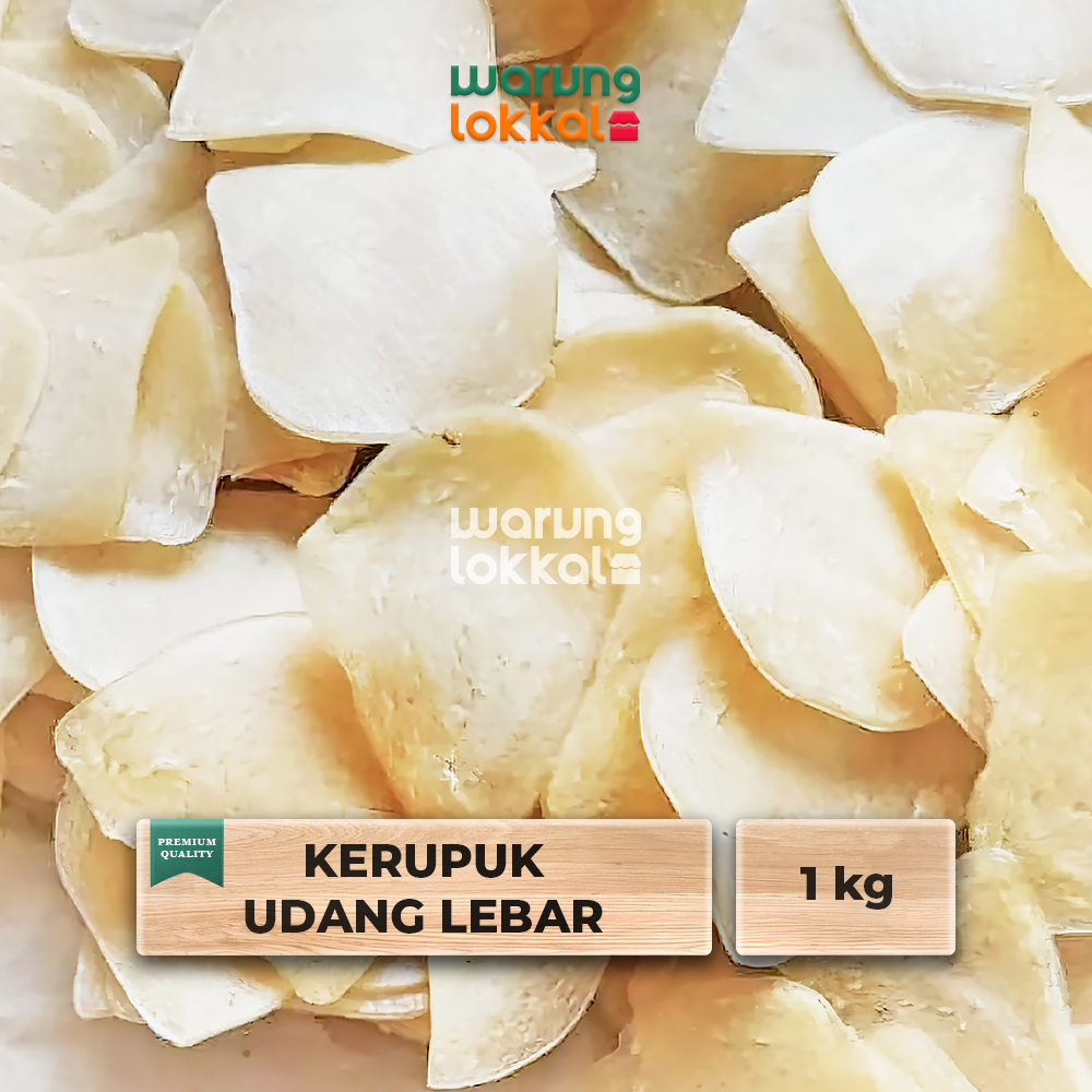 

Kerupuk Udang Lebar 1kg - Warung Lokkal