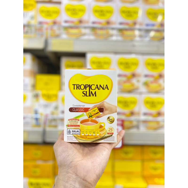 

Tropicana slim CLASSIC 25 sachet 50 sachet 100 sachet Pengganti gula pasir cocok untuk diabetes dan diet
