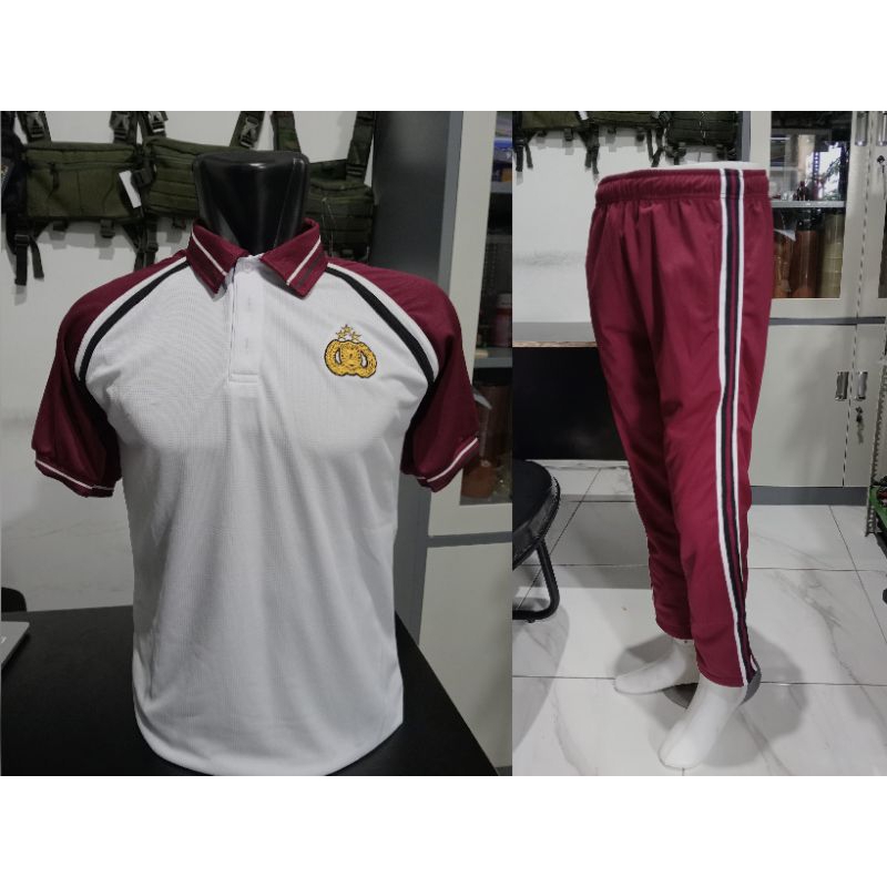 Training Baju Olahraga Polri Merah Putih