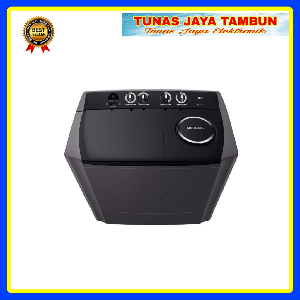MESIN CUCI LG P1500RTM / MESIN CUCI LG 2 TABUNG 1500 RTM / MESIN CUCI LG 15KG