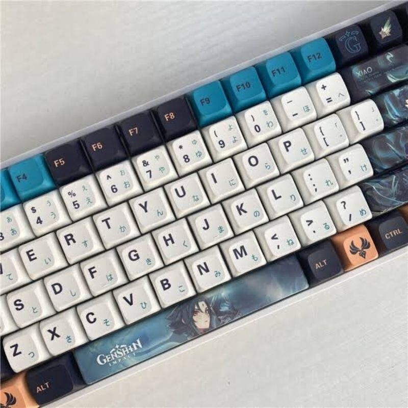 Keycaps Genshin impact PBT Cherry profile mechanical keyboard keycap set