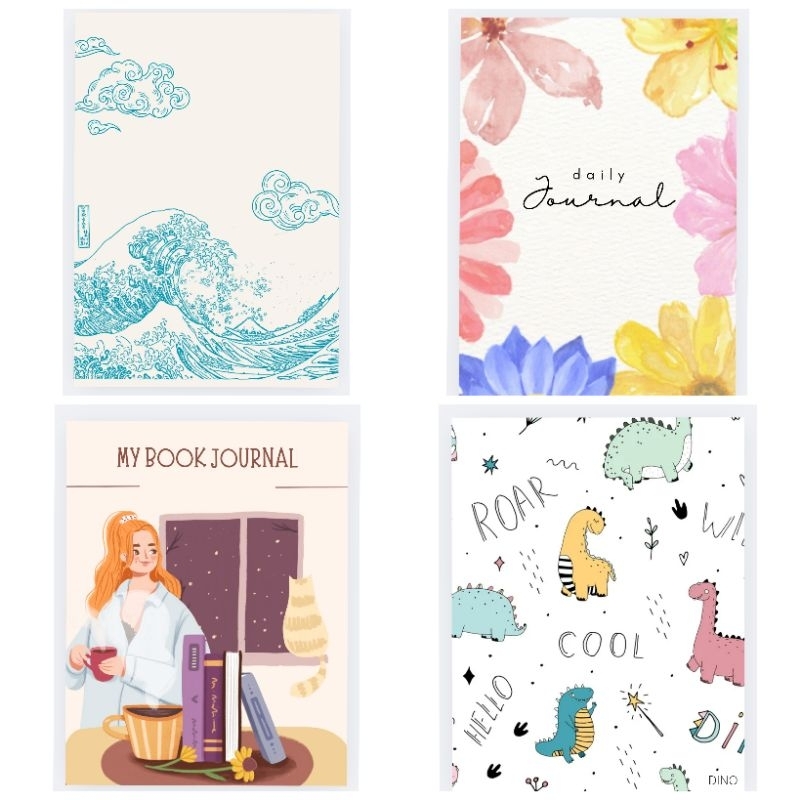 

Diary Notebook Journal A5 Aesthetic Custom Nama