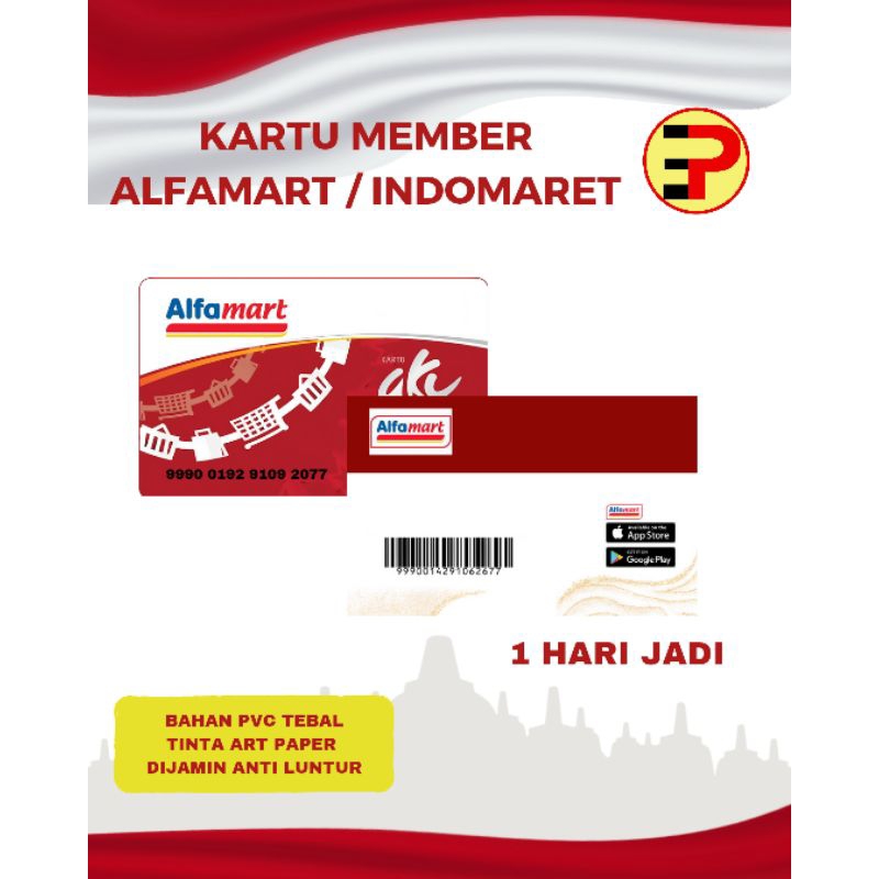 

CETAK KARTU MEMBER ALFAMART DAN INDOMARET