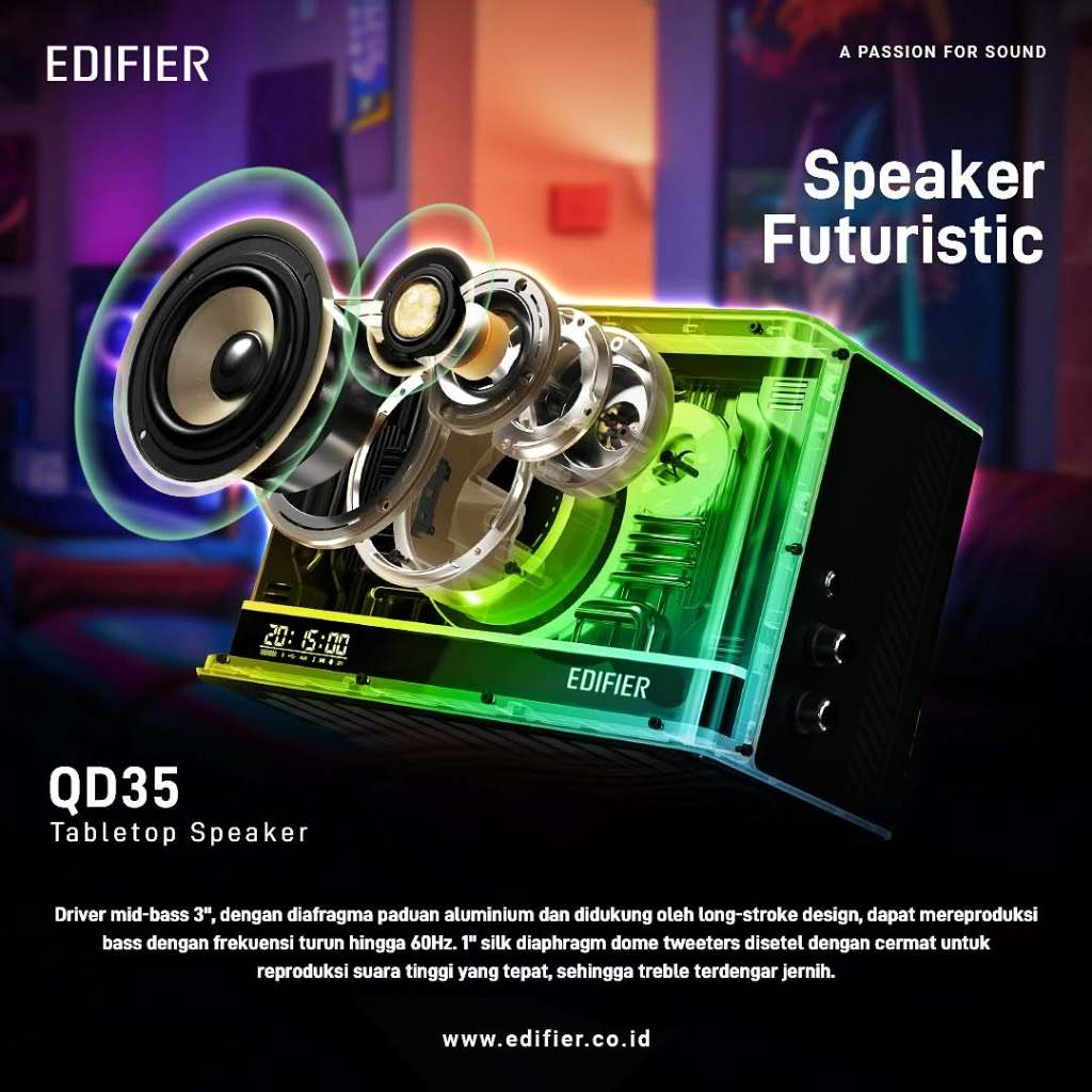 Speaker EDIFIER QD35 Tabletop Bluetooth