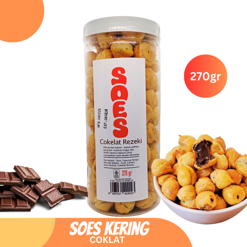 

SOES KERING ISI COKLAT LUMER RENYAH DILUAR LEMBUT DI DALAM