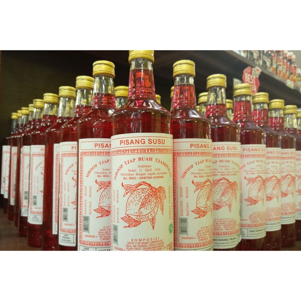 

Sirup Tjampolay 1 Karton Isi 12 botol Plus Packing Kayu