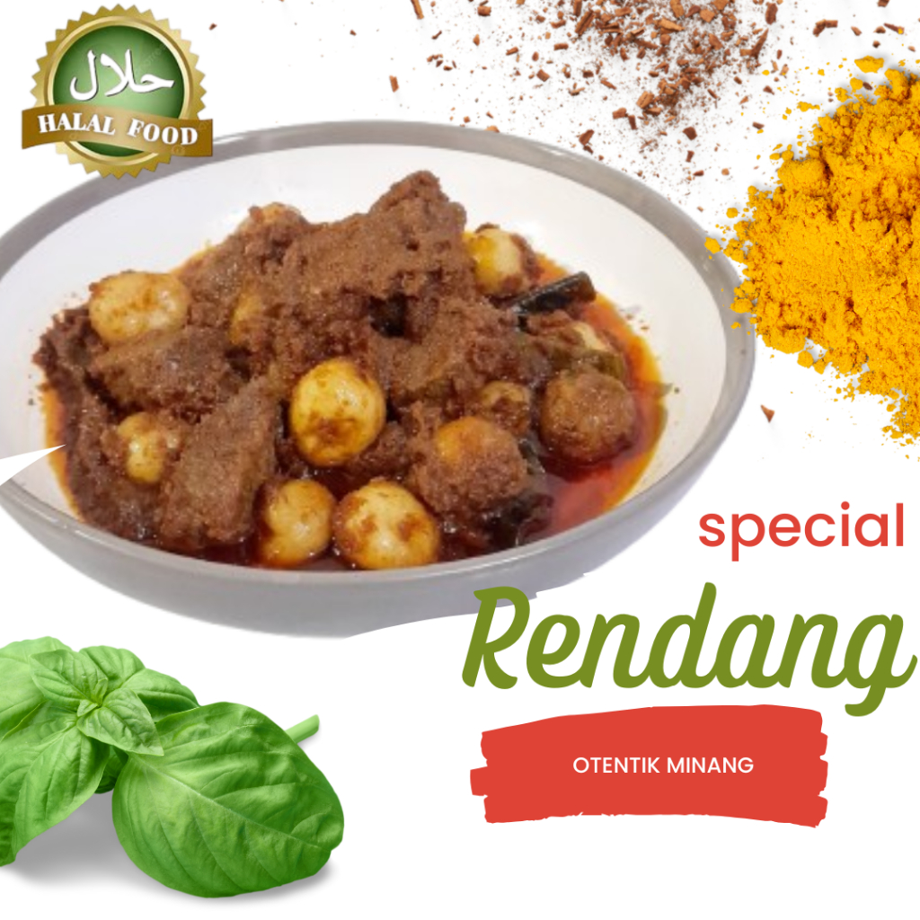

Rendang Sapi Basah Dengan Toping Kentang Mini Sambalado Kitchen 250 Gram