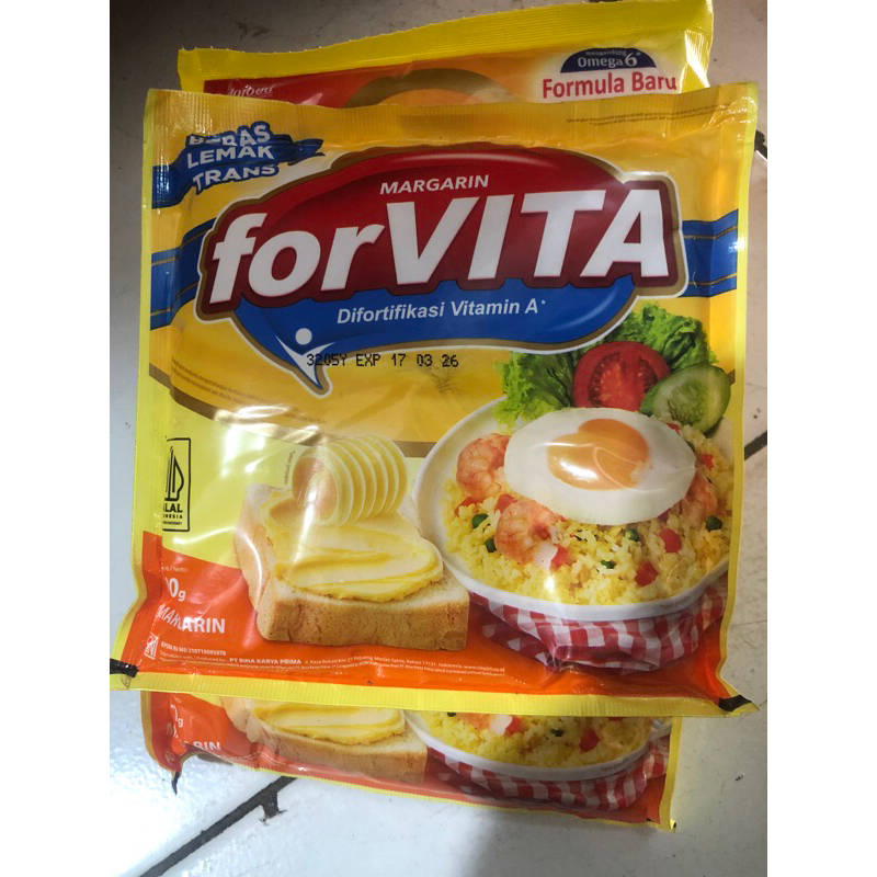 

Margarine / Mentega Sachet Forvita 200 gram