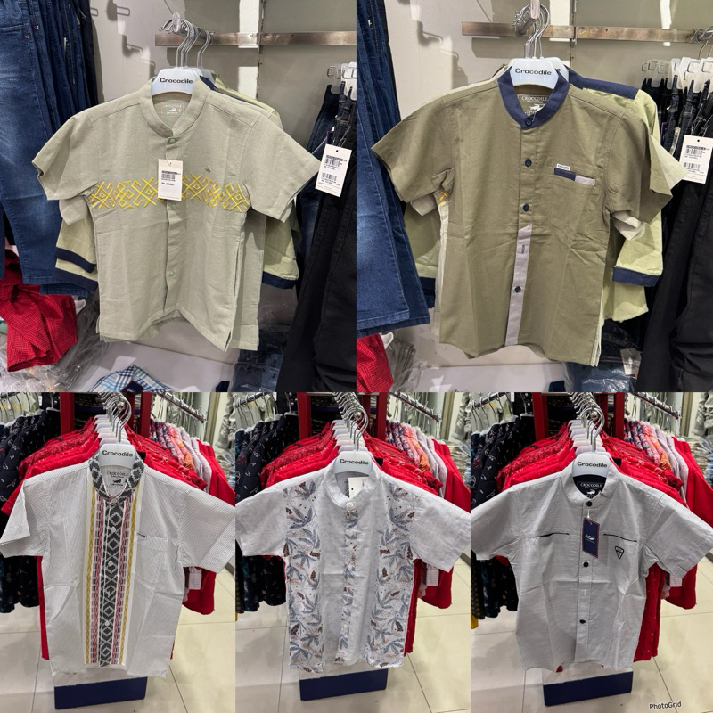 CROCODILE - NEW Kemeja Koko Anak Laki-Laki (1-16 Tahun)