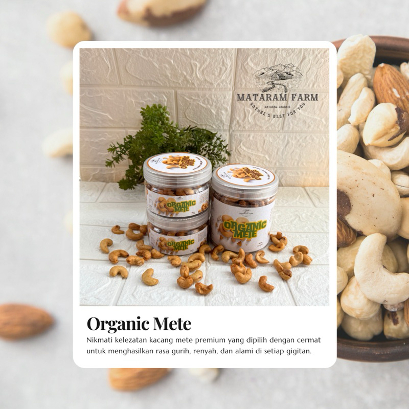 

Organic Roasted Cashew Mete