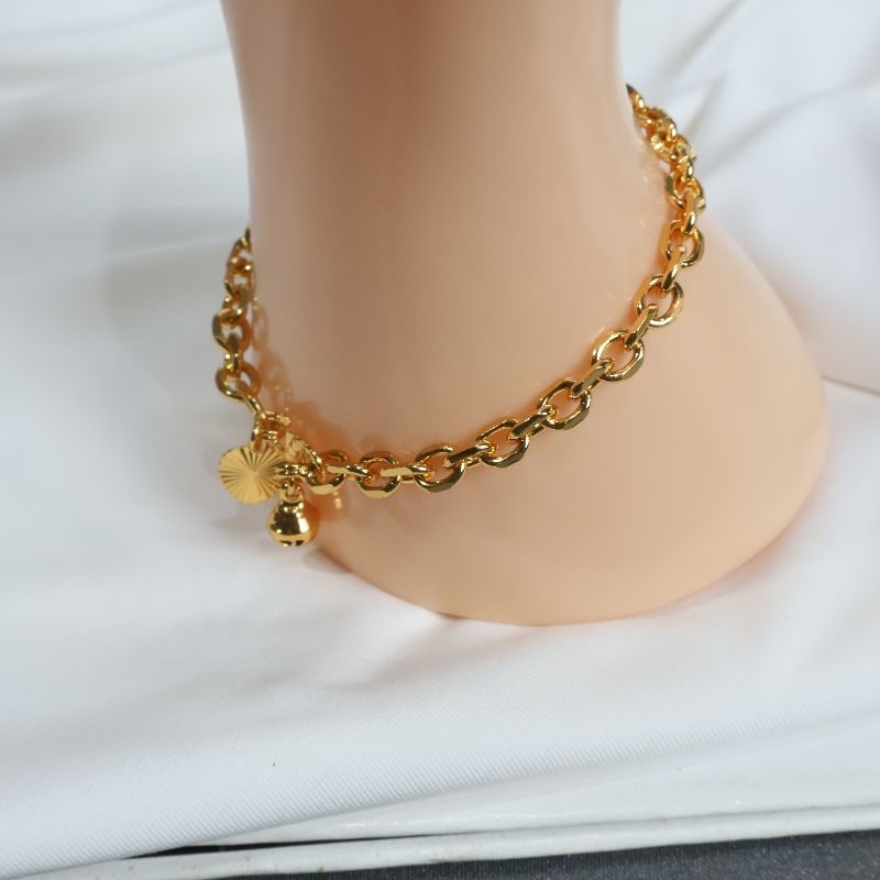 Gelang Xuping Nori Wanita Lapis Emas 24 karat Mirip Aslinya 41978