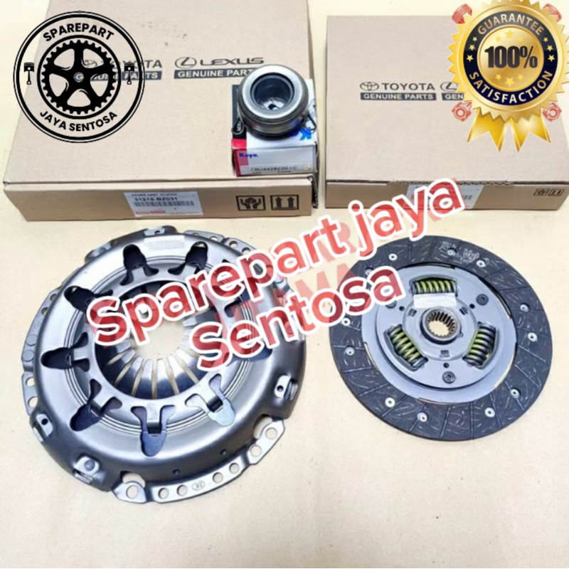 Kopling Full Set Kampas Kopling Set Agya Ayla 1.0cc 1000cc Original Part : 31210-BZ031 / 31250-BZ041